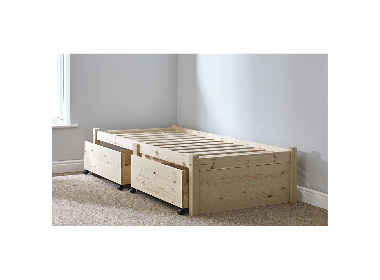 кровати односпальные с выдвижными ящиками из дерева